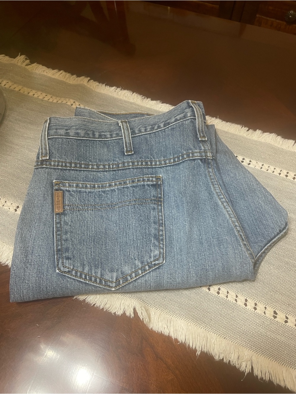Cinch men Blue High-Rise men’s size 38x30